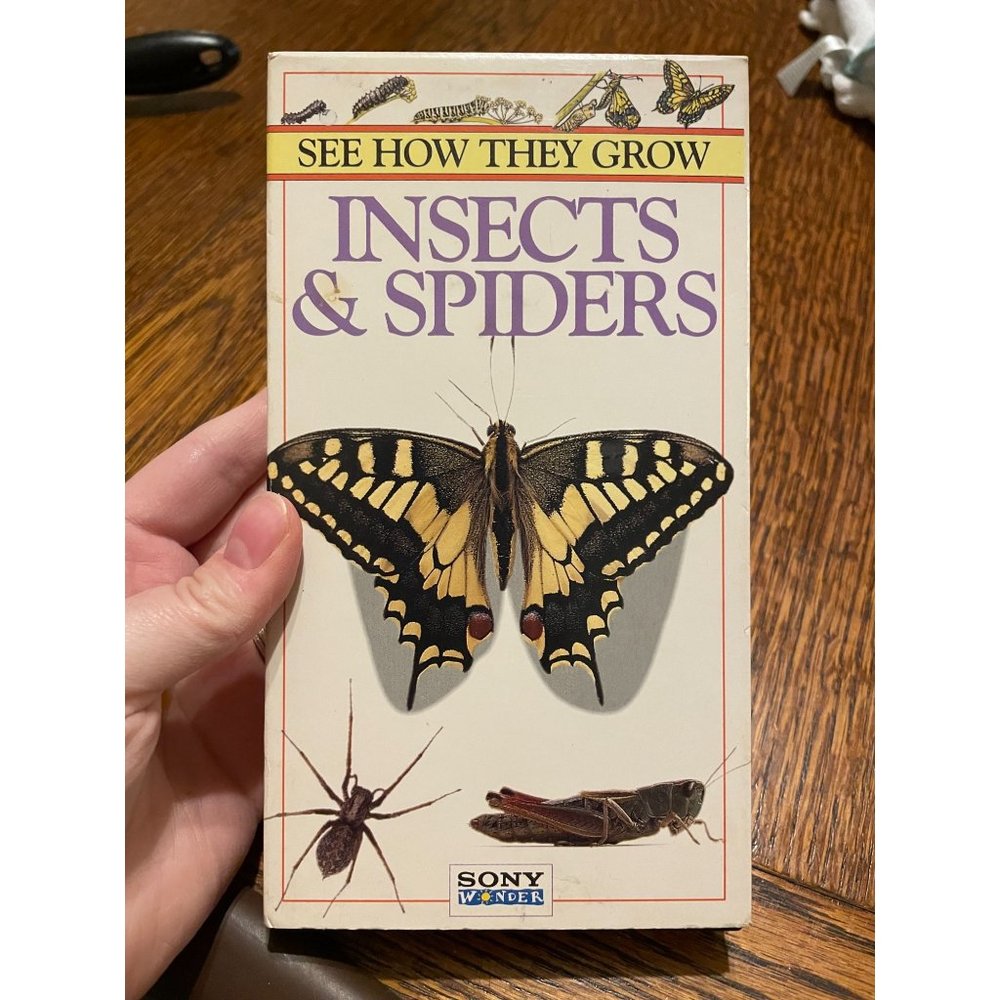 Insects and Spiders: See how they Grow VHS, In very Good Condition